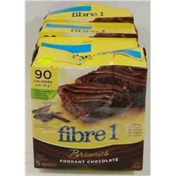 4 BOXES OF FIBRE 1 BROWNIES