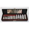 Image 1 : 73) METRIC 3/8" DEEP SOCKET SET.