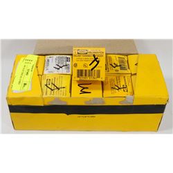 87) YELLOW ELECTRICAL CORD ENDS.