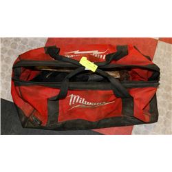 103) BAG OF ASSORTED HAMMERS.