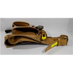 75) NAIL BAG WITH TOOLS.