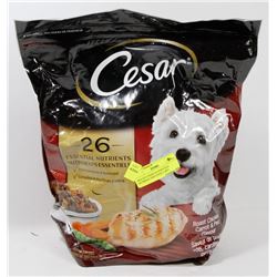 BAG OF CESAR 26 ESSENTIAL NUTRIENT DOG FOOD 3.0KG