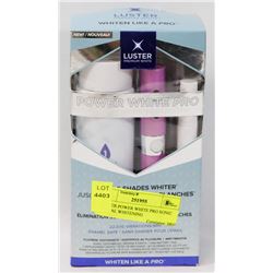 LUSTER POWER WHITE PRO SONIC DENTAL WHITENING