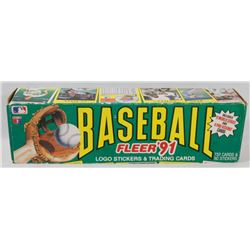 NEW FLEER 1991 BOX SET BASEBALL LOGO STICKERS