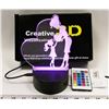 Image 1 : NEW 3D VISUAL RGB NIGHT LIGHT WITH REMOTE