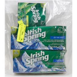 BAG OF 27 BARS OF IRISH SPRING SOAP