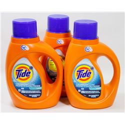 LOT OF 3 TIDE COLDWATER CLEAN DETERGENTS