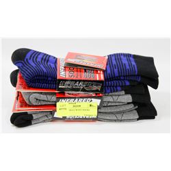 3PK MENS HEAT WAVE SOCKS