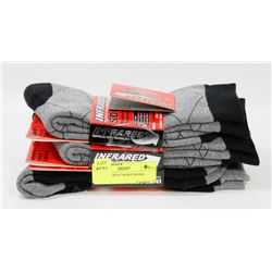 3PK MENS HEAT WAVE SOCKS