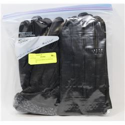 2PK MENS LEATHER GLOVES SZ MEDIUM