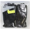 Image 1 : 2PK LADIES LEATHER GLOVES SZ LARGE