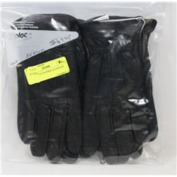 2PK LADIES LEATHER GLOVES SZ MEDIUM