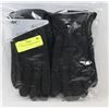 Image 1 : 2PK LADIES LEATHER GLOVES SZ MEDIUM