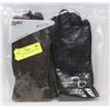Image 1 : 2PK LADIES LEATHER GLOVES SZ MEDIUM