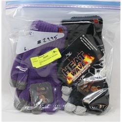 2PK LADIES HEAT WAVE TEXTING GLOVES