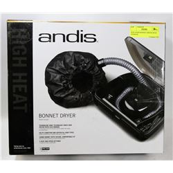 NEW ANDIS BONNET DRYER WITH STORAGE