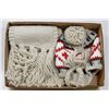 Image 1 : BOX W/NEW PLUSH WINTER HAT & SCARF SET -
