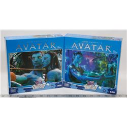 FLAT WITH 2 NEW AVATAR 3D PUZZLES EACH