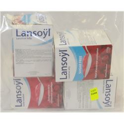 4 PACKS OF LANSOYL LAXATIVE JELLY