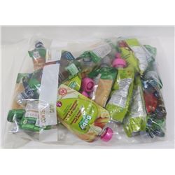 BAG OF ASSORTED PUREE BABY FOOD