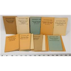 VINTAGE SET OF 15 "LITTLE BLUE BOOKS"