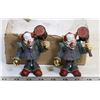 Image 1 : LOT OF TWO EVIL CLOWN FIGURES