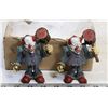 Image 1 : LOT OF TWO EVIL CLOWN FIGURES