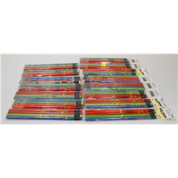 BUNDLE OF PENCILS WITH NAMES ON THEM