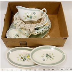 BOX OF ANTIQUE WOOD AND SONS