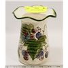 Image 1 : HANDPAINTED CERAMIC VASE-PORTUGAL