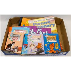 FLAT OF KIDS LEARNING BOOKS