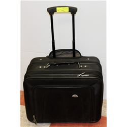 SAMSONITE ROLLING LAPTOP CASE WITH COLLAPSIBLE