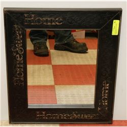 DISTRESSED WOOD FRAMED DECORATIVE