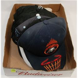 FLAT OF NEW BALL CAPS