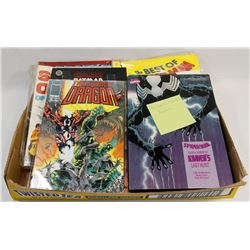 FLAT OF 14 COMICS/GRAPHIC NOVELS