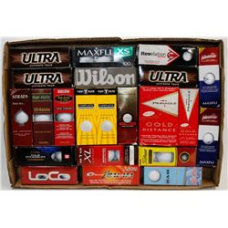 FLAT OF 26 BOXES OF NEW GOLF BALLS, ULTRA