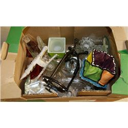 COLLECTION OF CANDLE HOLDERS AND MORE