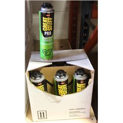 CASE OF DOW INSULATED FOAM SEALANT INSECTICIDE