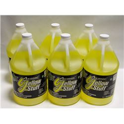 6 BOTTLES OF YELLOW STUFF POT & PAN DETERGENT