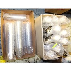 2 BOXES OF ASSORTED CUPS