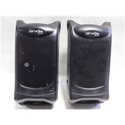 2 SERVITE NAPKIN DISPENSERS