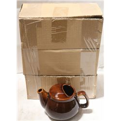 NEW TEAPOT 2 CUP - BROWN - LOT OF 6