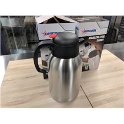 2L STAINLESS DOUBLE WALL THERMAL CARAFES - LOT OF