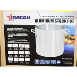 OMCAN 16 QT ALUMINUM STOCK POT WITH LID