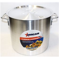 OMCAN 24 QT ALUMINUM STOCK POT WITH LID