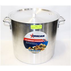OMCAN 30 QT ALUMINUM STOCK POT WITH LID