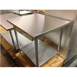 30" X 48" STAINLESS WORK TABLE