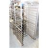Image 1 : DOUBLE STAINLESS STEEL RACK W/ CASTORS