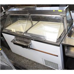 TWO DOOR TOP REACH IN ICE CREAM FREEZER