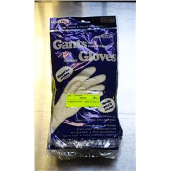 RUBBER GLOVES   LARGE  LOT OF 12